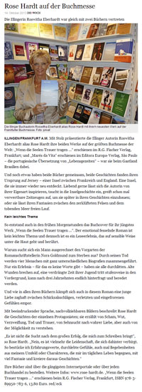 Wochenspiegel vom 14.10.2013