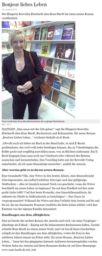 Wochenspiegel vom 28.08.2015